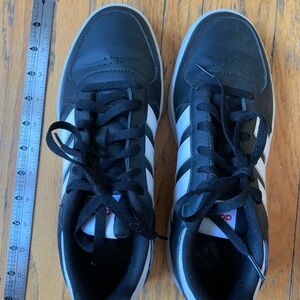 Adudas Black and White Men's Court Shoes